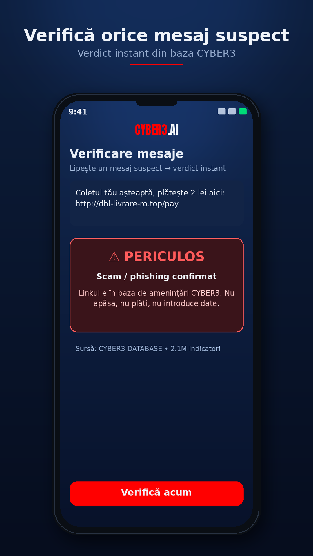 CYBER3 — Cum te apără de scam, apeluri și SMS-uri frauduloase