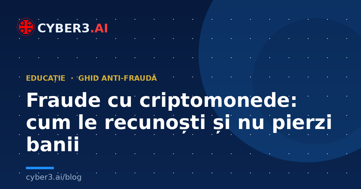 Fraude cu criptomonede: cum le recunoști și nu pierzi banii